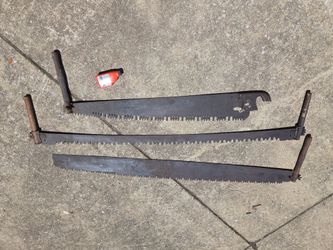 Antique Crosscut Saws Lot of 3