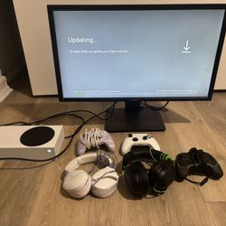 Xbox Series X (all Accessories & Monitor Included) OBO