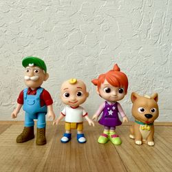 CoComelon And Friends Figures Lot Of 4