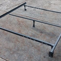 1 Adjustable Queen, full size bed frame.                         Located (5900 Lewis st Dallas TX 75206)