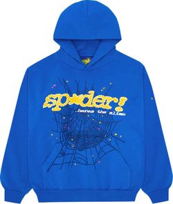blue sp5der hoodie