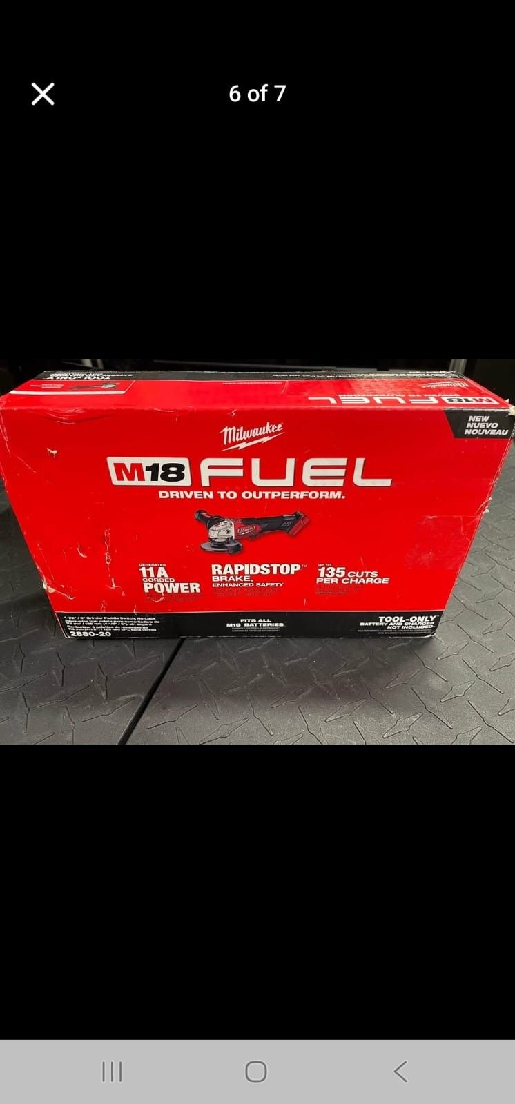 Milwaukee
M18 FUEL 18V Lithium-Ion Brushless Cordless 4-1/2 in./5 in. Grinder w/Paddle Switch (Tool-Only)