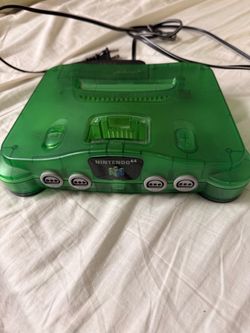 Nintendo 64 jungle color … no controller. And no cartilage, but it works