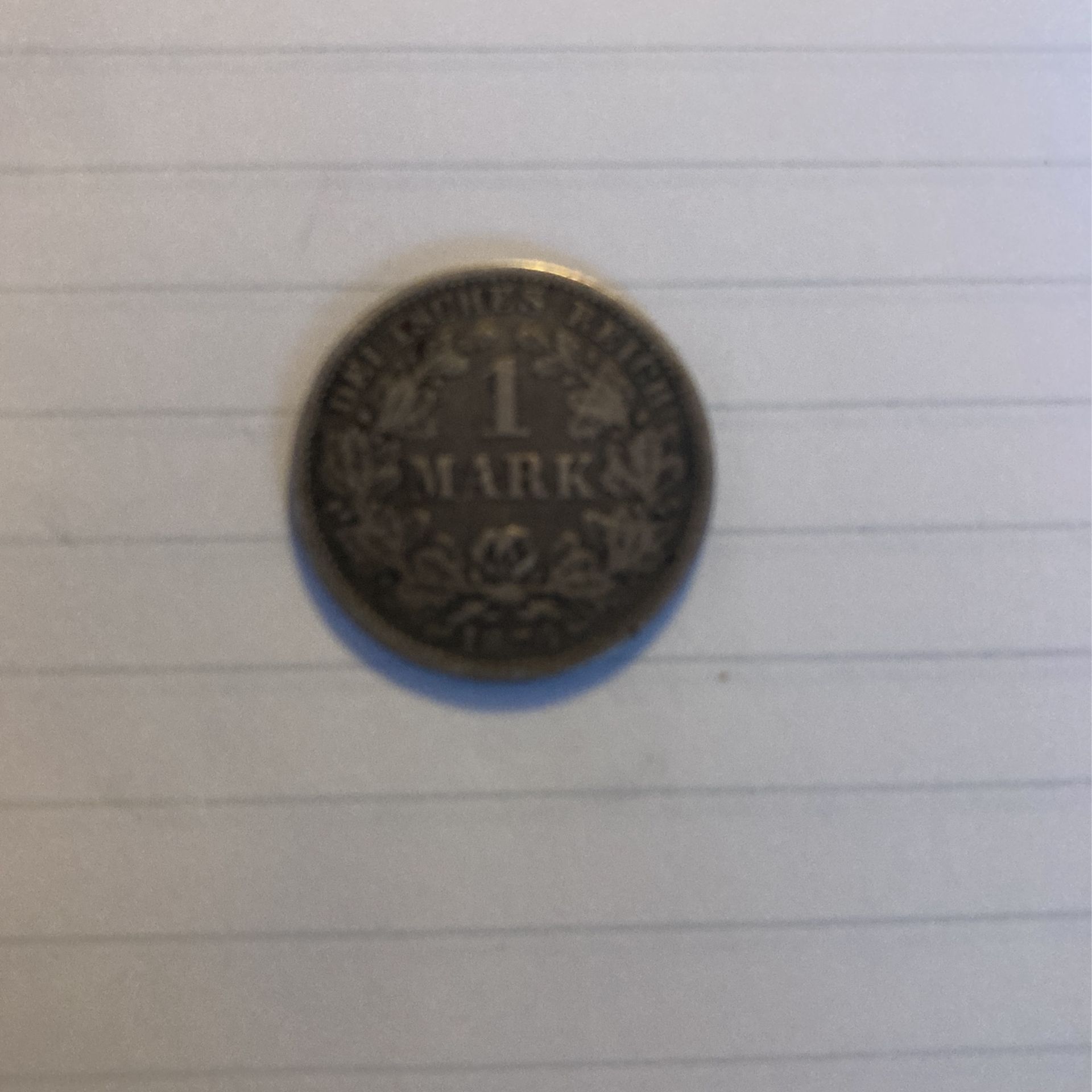 1873 German 1 Mark
