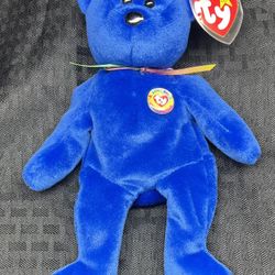 1998 Ty Beanie Baby Clubby Bear (ERRORS)