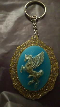 Pegasus Cameo keychain