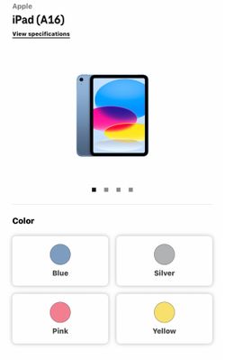New Apple ipads sealed original any of those color