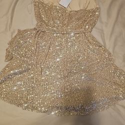 Gold Sparkle dress  