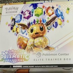 Prismatic Evolutions Elite Trainer Box (Pokemon Center Exclusive)