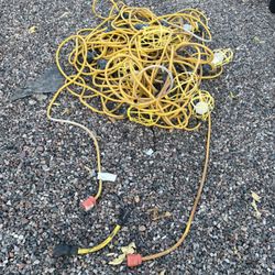 Temp Lighting 100ft Cord $75 OBO