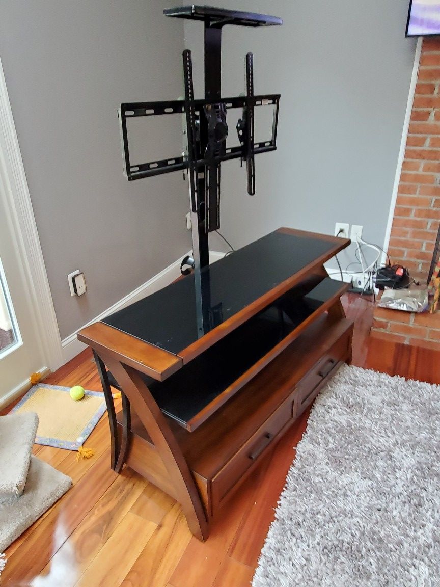 FLAT SCREEN TV STAND FITS UP TO 60 INCH TELEVISION