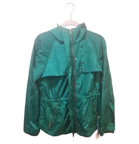 Zara Basic Green Rain Jacket