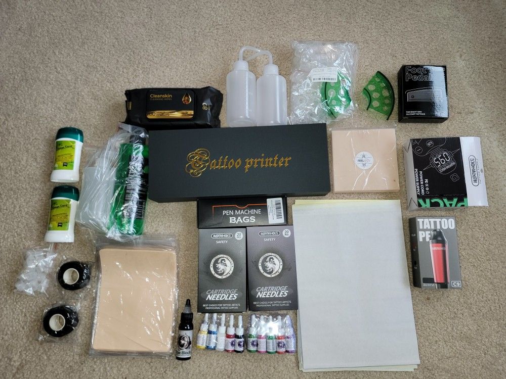 Tattoo Kit W/ Printer