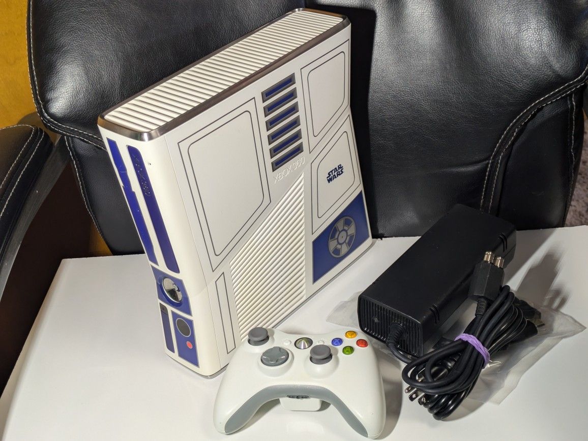 Xbox 360 R2D2 Star Wars Edition Complete, Tested Working