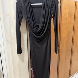 Cowl neck midi dress - Fashionnova
