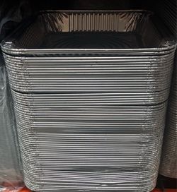 Aluminum trays, look desc