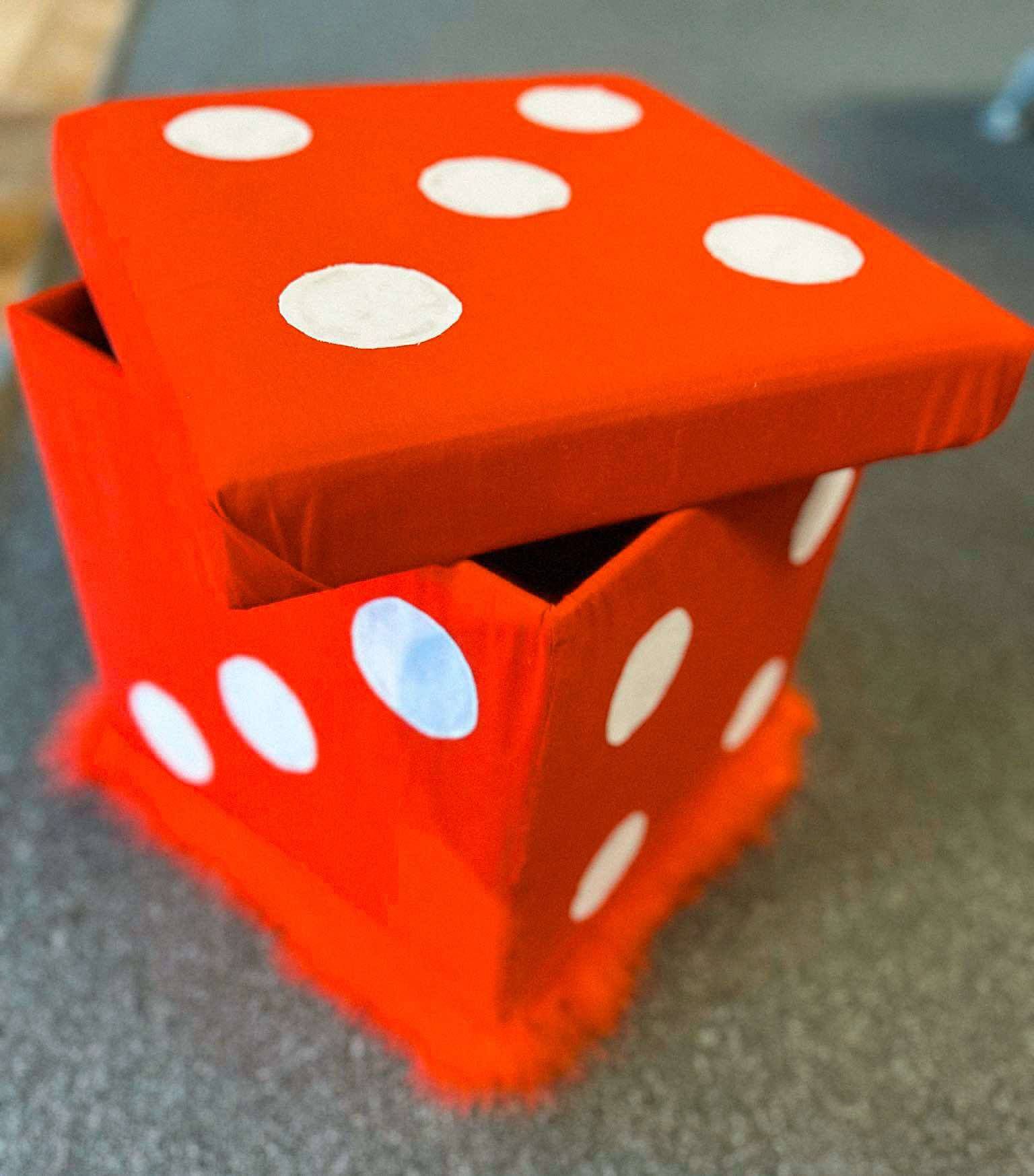 Red dice Ottoman