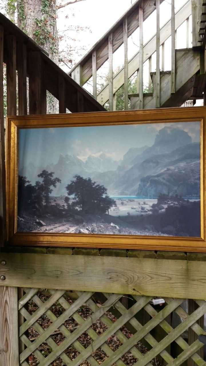 Authentic "Lake Lucerne" Albert Bierstadt (1858)