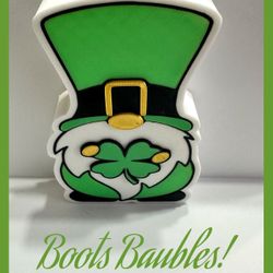 Saint Patrick’s Day Gnome Holding Clover Decoration 