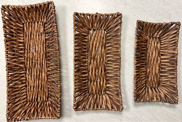 Plate Nature Water Hyacinth (Set of 3)