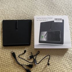 TapTes Wireless Charger for Tesla Model 3 Smartphone Charging Pad Gen 2 Model 3  Open Box Like New 
