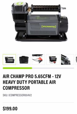 Portable air compressor