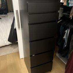 IKEA Malm 6 Drawer Chest With Mirror 