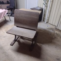 Vintage School Desk /With Chair 