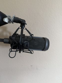 AT2020 USB Microphone and Rode PSA1 Boom Arm