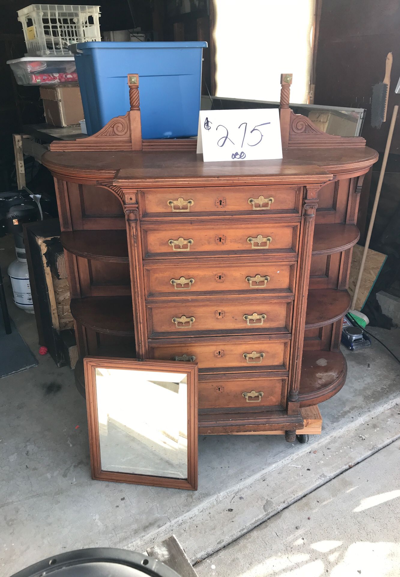 Antique armoire/ dresser