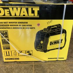Dewalt New 2200 Wts Inverter Generator