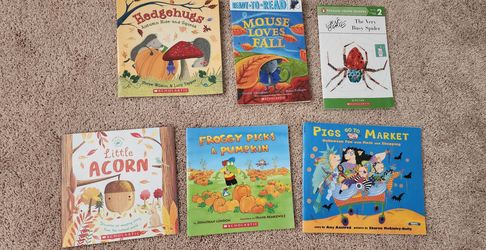 Kids fall, halloween themed paperback 6 books