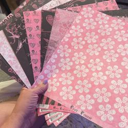 Pirate Princess Scrapbooking Paper Set 12 X 12 Rare