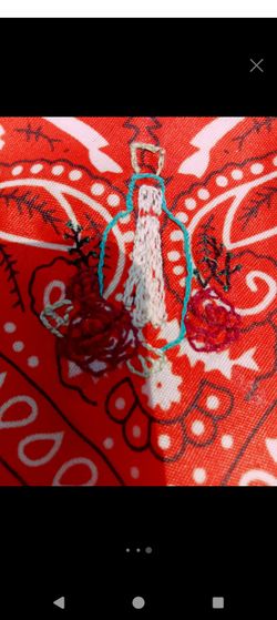 Hand Embroidered Boho Bandana