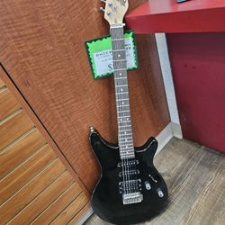 96091 Rogue Rocketeer Rr100 Pkbk 6-string Black Body Electric Guitar 594278