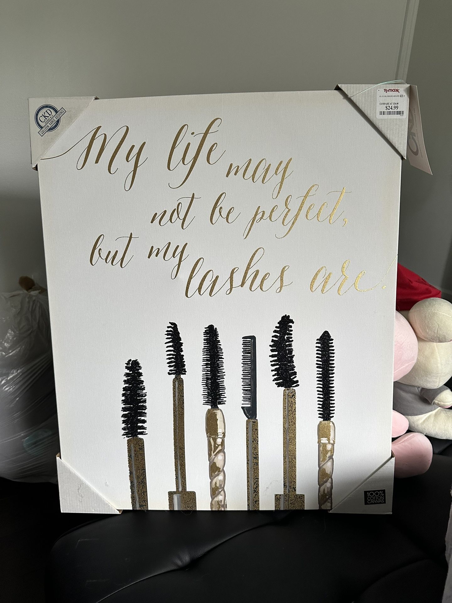 Makeup Canvas Wall Art