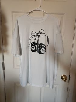 White 8 Ball Cherry Shirt