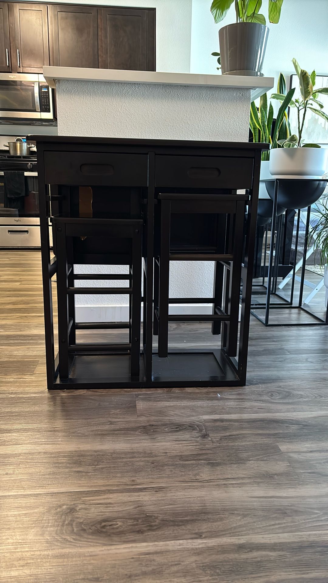 3pc Solid Wood Dining Set