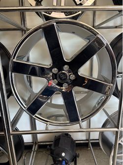 22” 5x115. Chrome