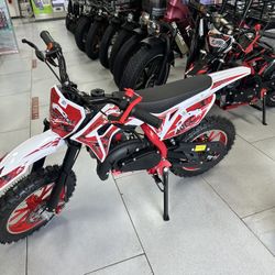 Supermach 49cc Kid’s 2 Stroke Dirt Bike! Finance For $50 Down Payment!!