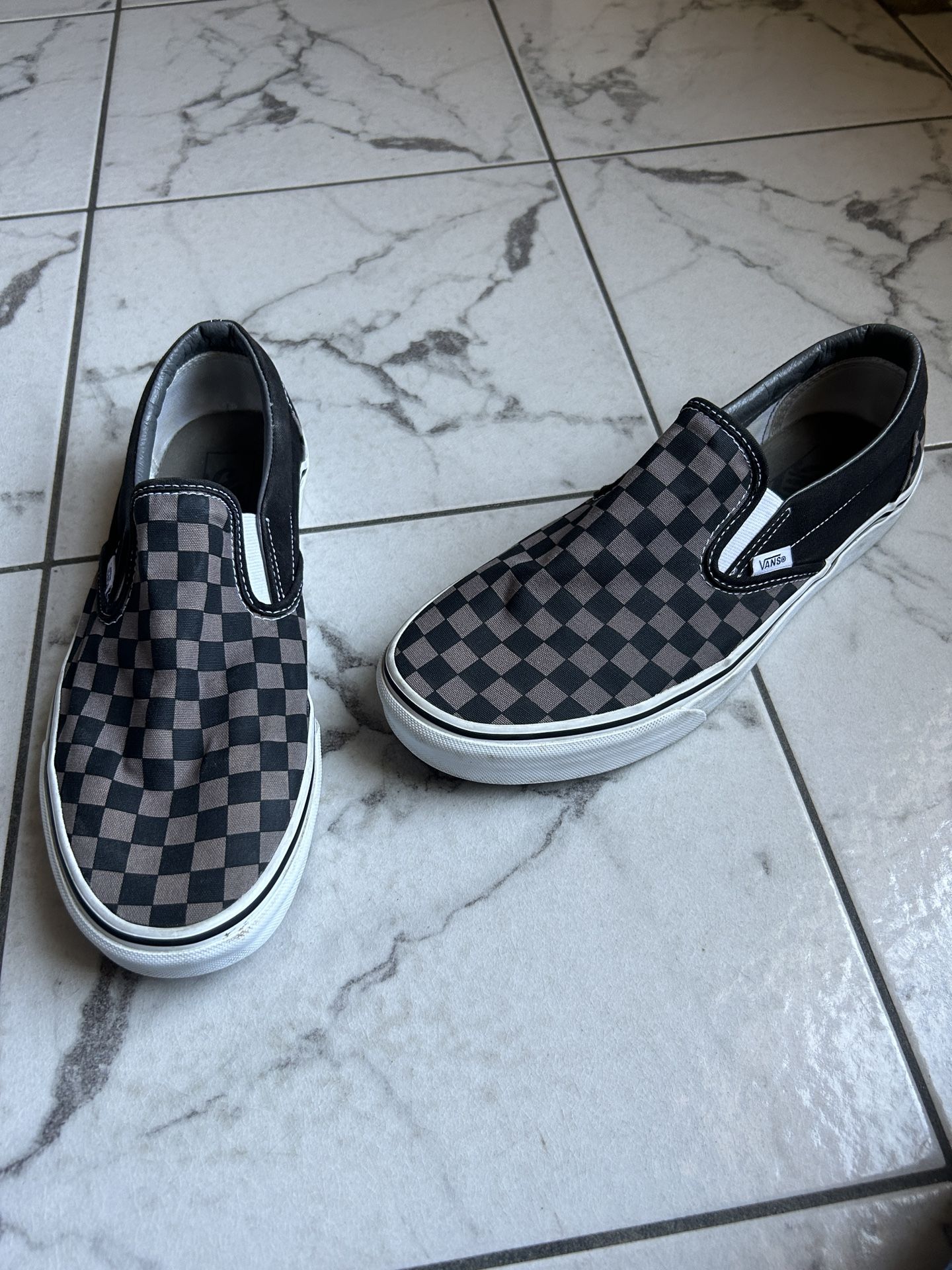 Vans checkerboard slip-on shoes men size 11 Men size 11
