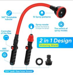 2 in 1 Bendable Watering Wand Heavy Duty