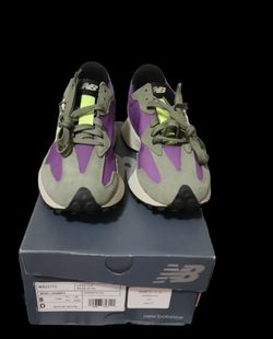 New Balance 327 Men's Shoes Sneakers MS327TC Purple D WIDTH WIDE FIT Size 8