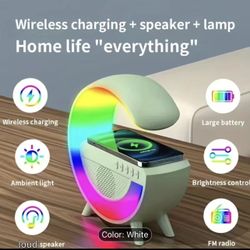 Smart G Lamp - Bluetooth Speaker Wireless Charger