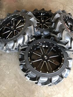 NEW MSA M34 FLASH 20” rims on 33” motohavok tires