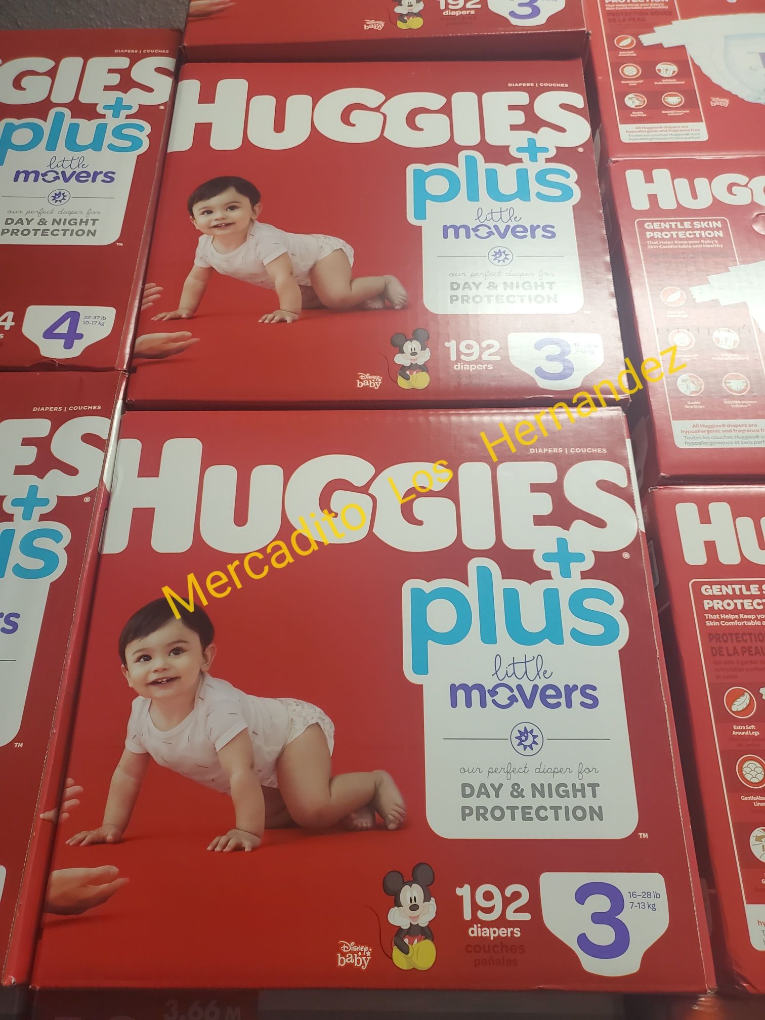 Huggies Little Movers Size 3 - 204 Diapers Pañales/ Firm price