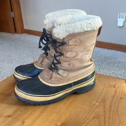 Sorel Caribou Lined Snow Boots - Women’s Size 8