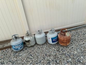 5. Five gallon propane