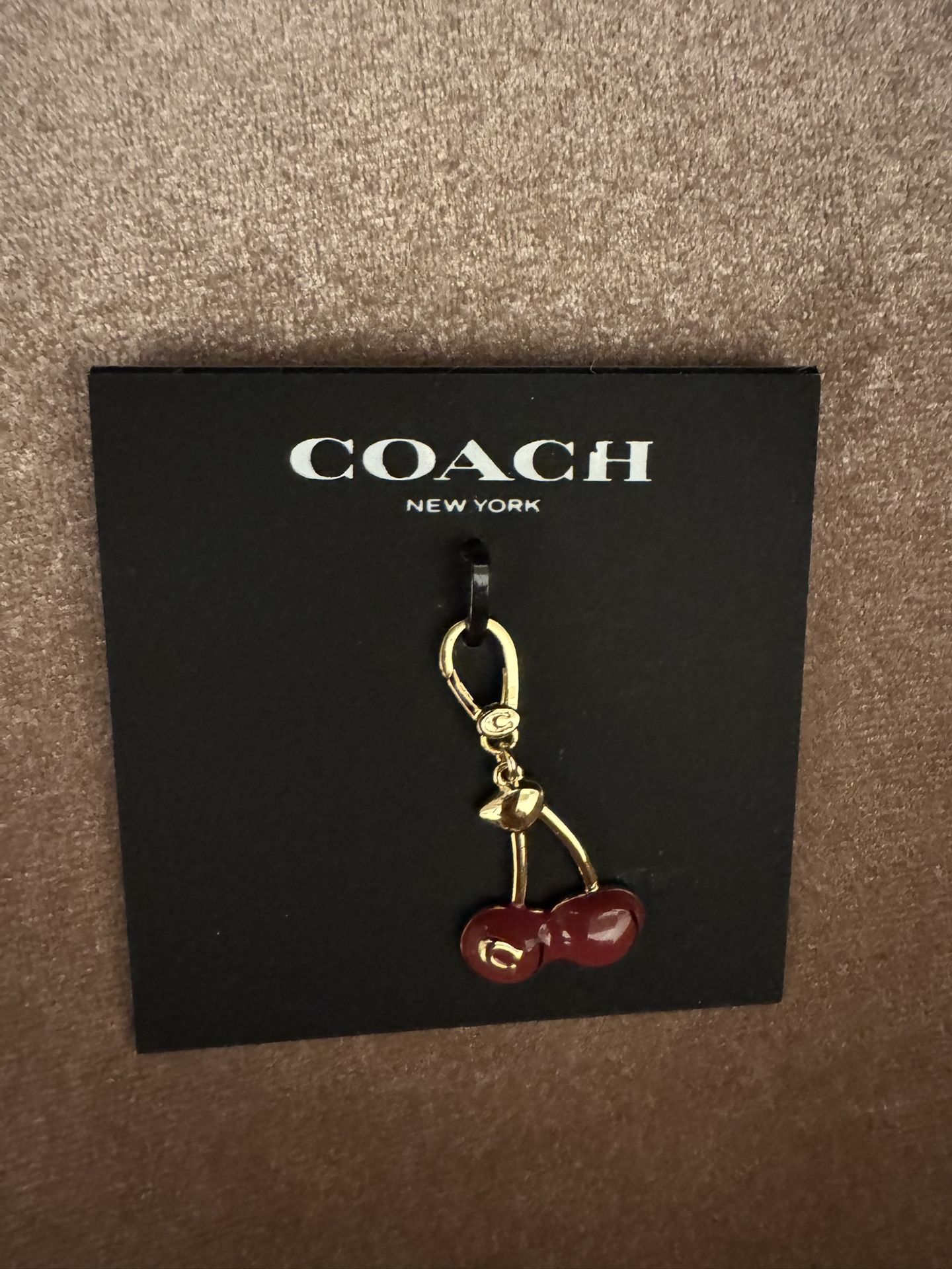 Authentic Coach Cherry Charm 