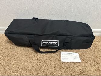 31-7-6” black Fovitec Lighting Equipment Carrying Case nylon
